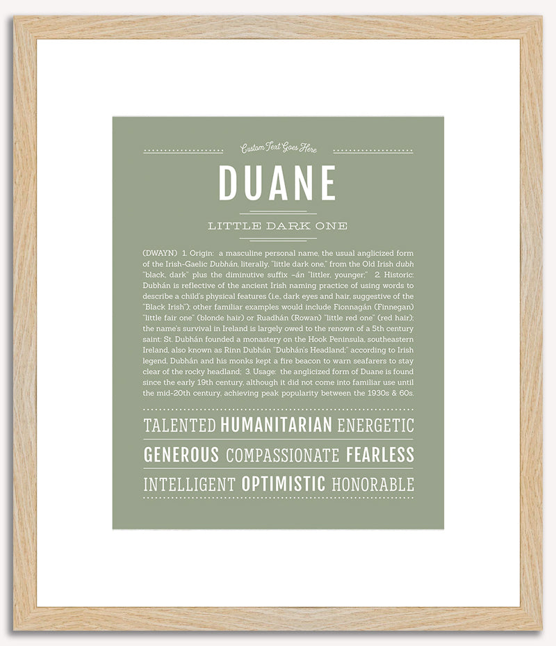 Duane | Name Art Print