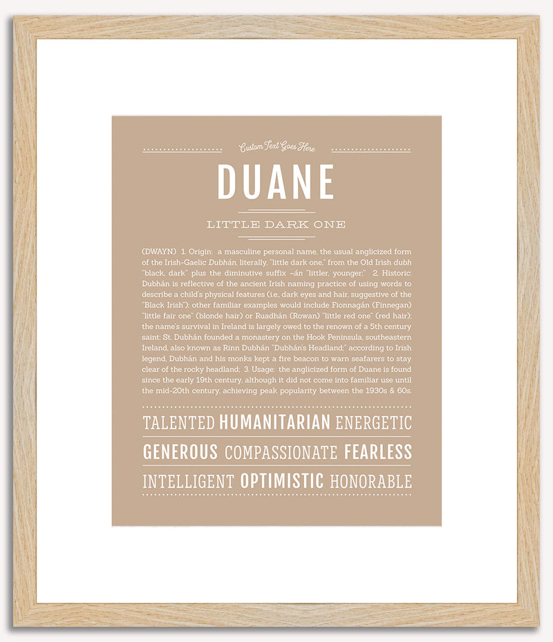 Duane | Name Art Print