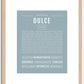 Dulce | Name Art Print