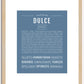 Dulce | Name Art Print