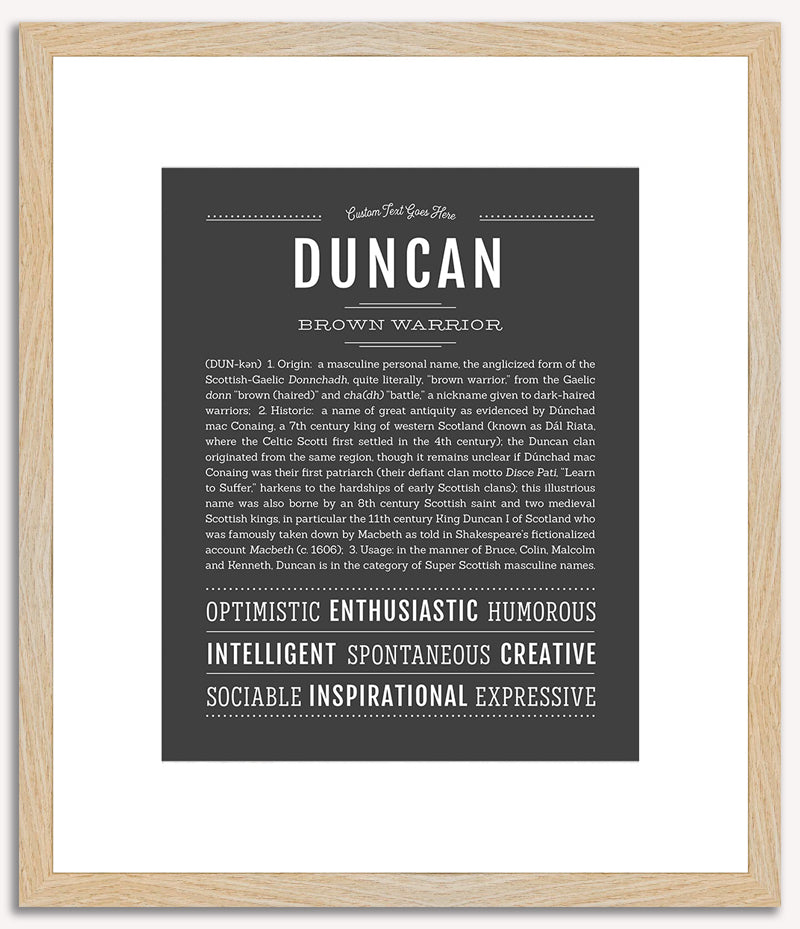 Duncan | Name Art Print