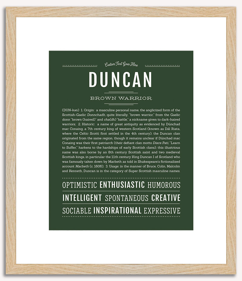 Duncan | Name Art Print