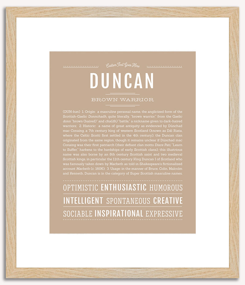 Duncan | Name Art Print