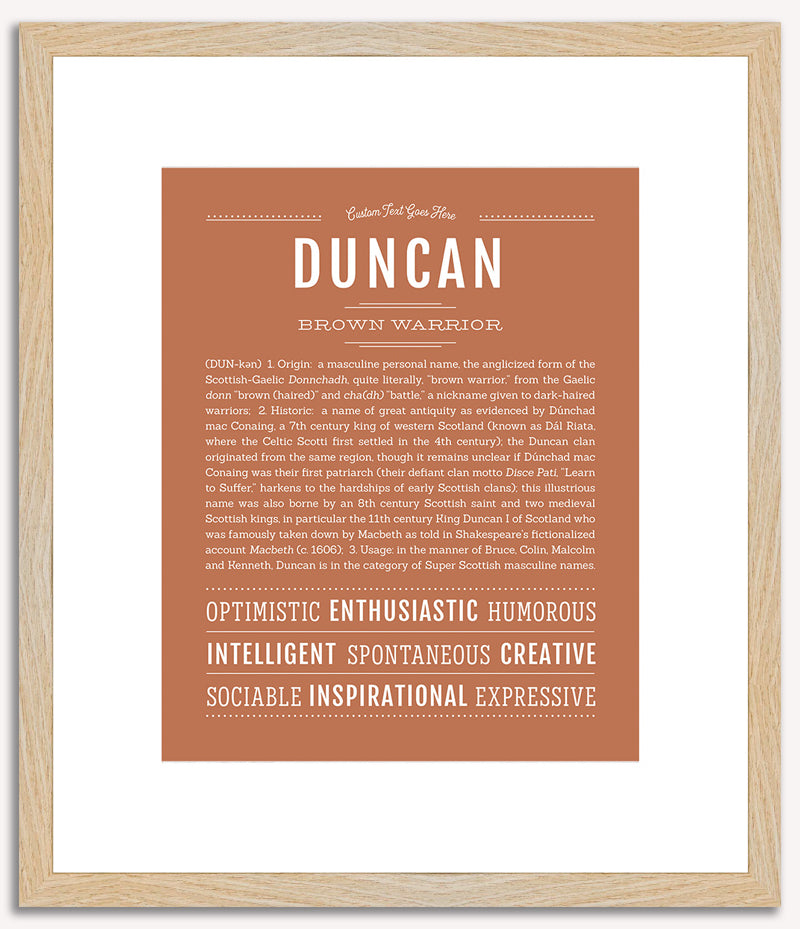 Duncan | Name Art Print