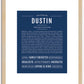 Dustin | Name Art Print