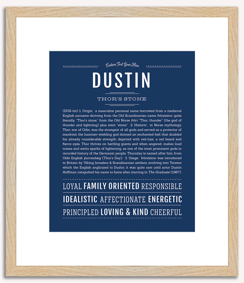 Dustin | Name Art Print