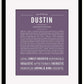 Frame Options | Deep Purple | Black Frame, Matted