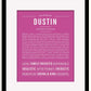 Frame Options | Dark Pink | Black Frame, Matted