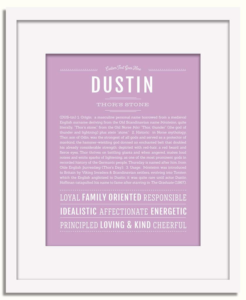 Frame Options | Lilac | White Frame, Matted