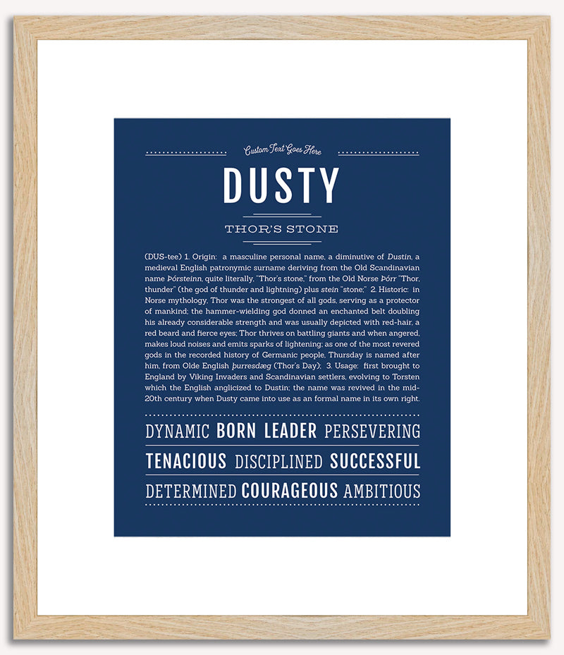 Dusty | Name Art Print