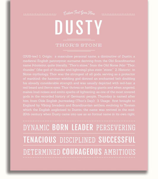 Frame Options | Dusty Rose | No Frame