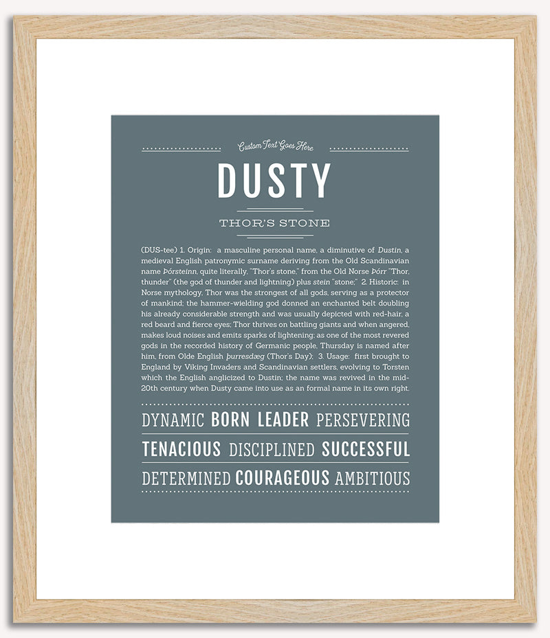 Dusty | Name Art Print