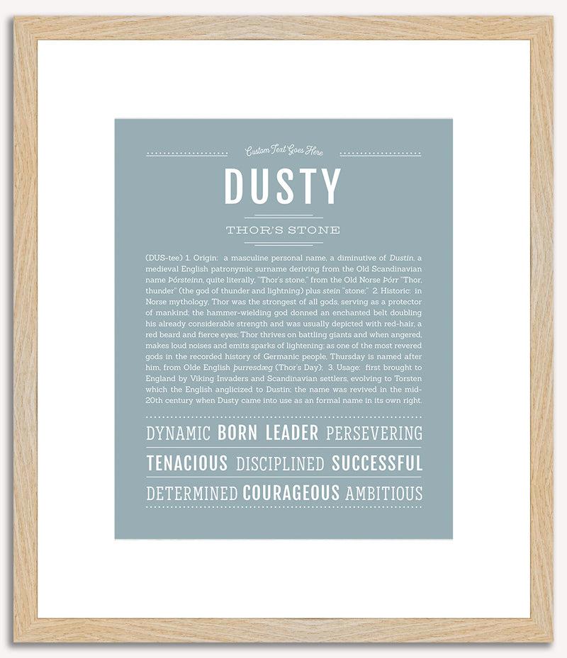 Dusty | Name Art Print