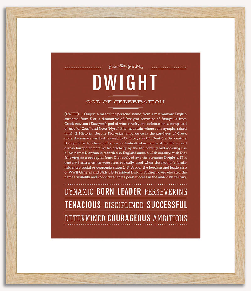 Dwight | Name Art Print