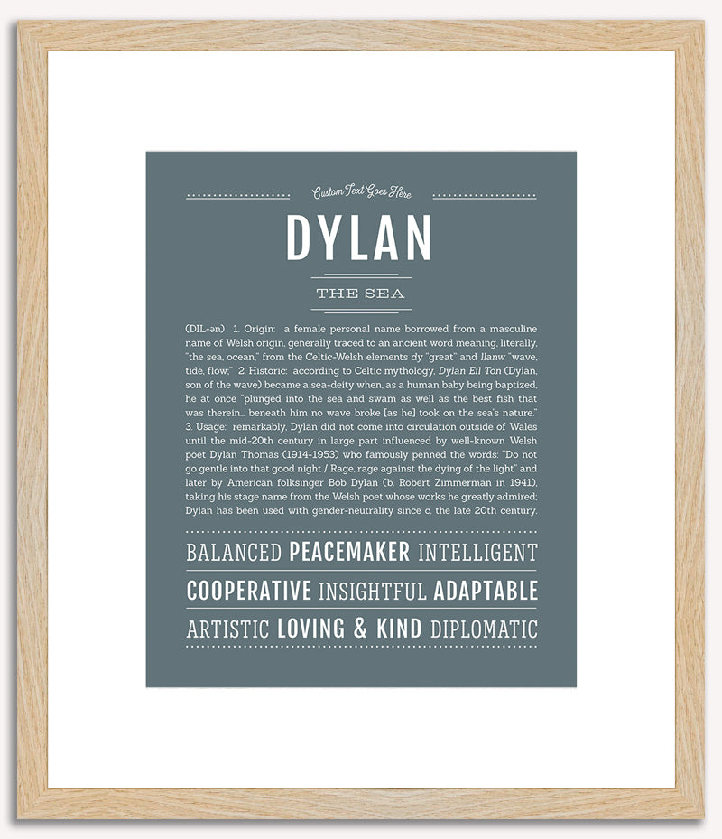 Dylan (male) | Name Art Print