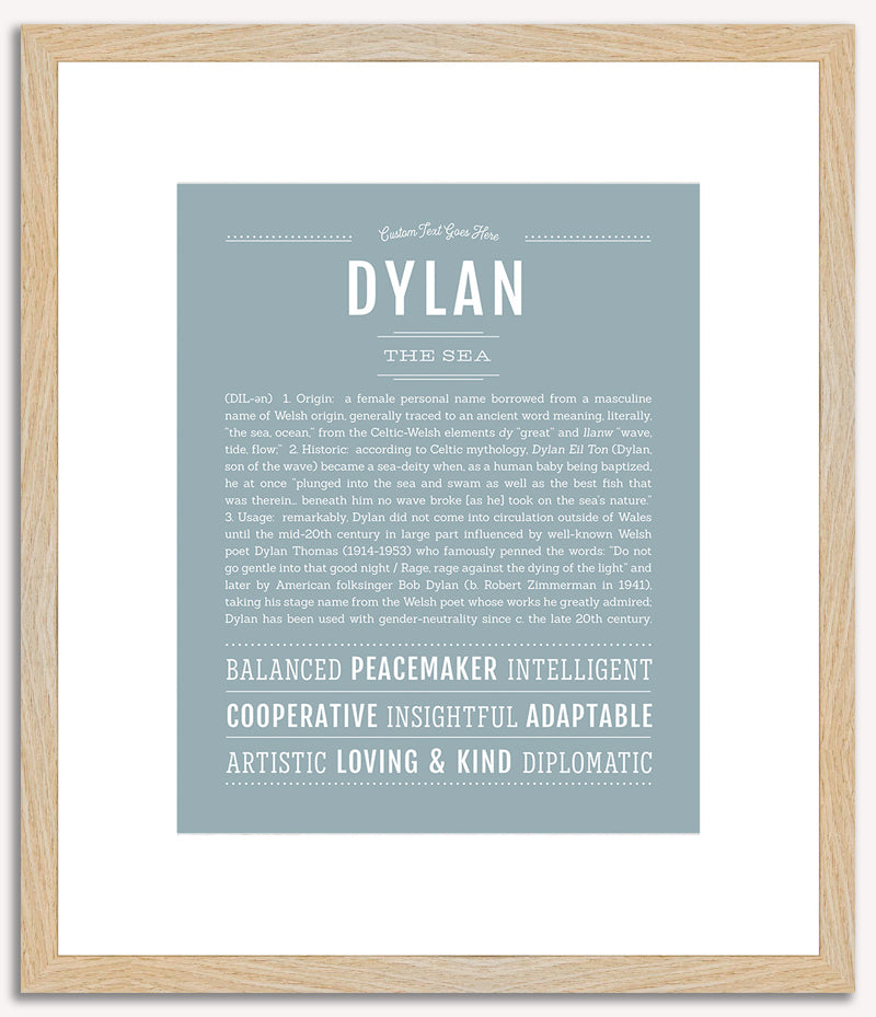 Dylan (male) | Name Art Print