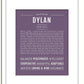 Frame Options | Deep Purple | White Frame, Matted