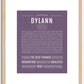 Dylann | Name Art Print