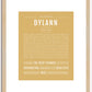 Dylann | Name Art Print