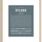 Dylann | Name Art Print