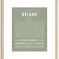 Dylann | Name Art Print