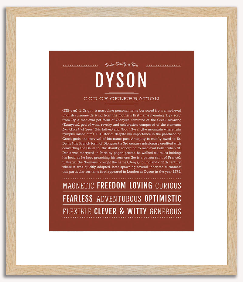 Dyson | Name Art Print