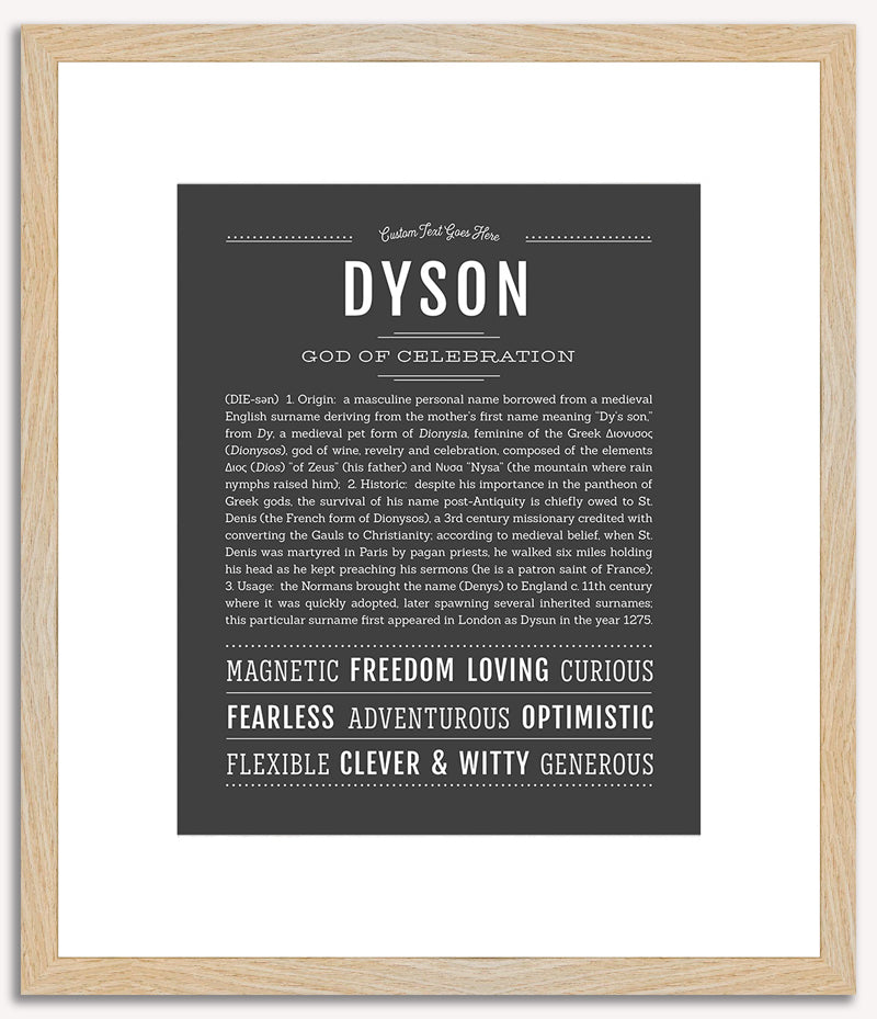 Dyson | Name Art Print