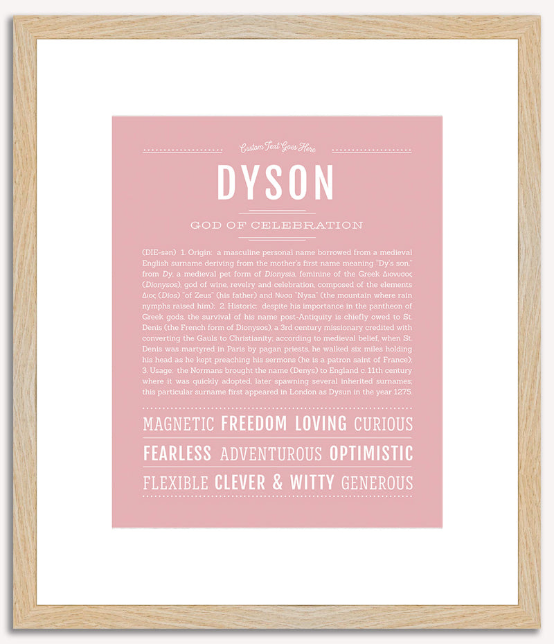 Dyson | Name Art Print