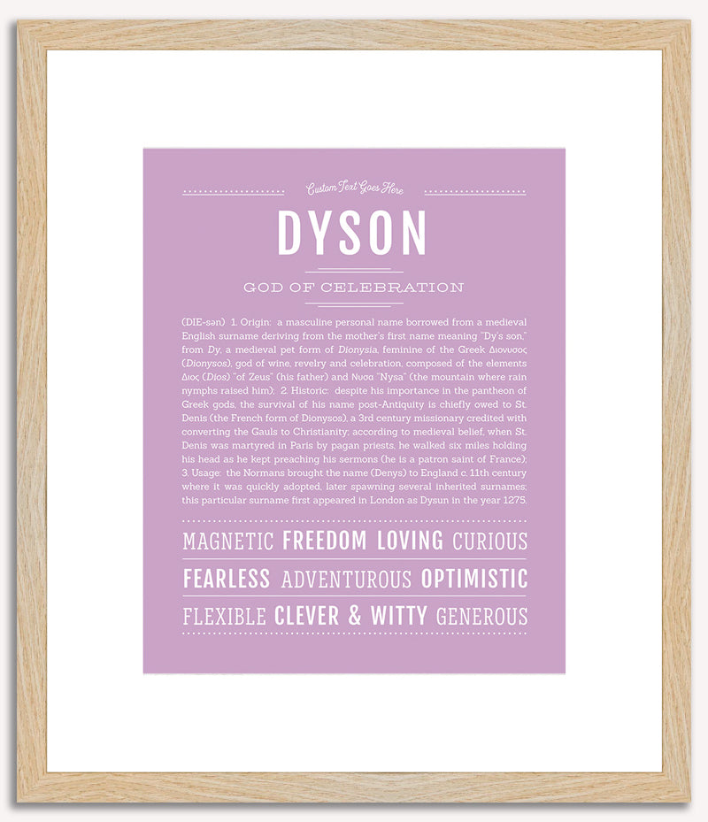 Dyson | Name Art Print