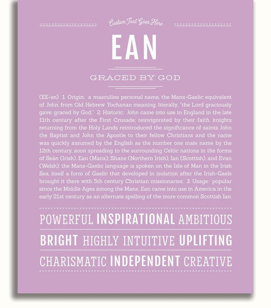 Frame Options | Lilac | No Frame