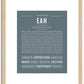 Ean | Name Art Print