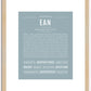 Ean | Name Art Print