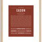 Eason | Name Art Print