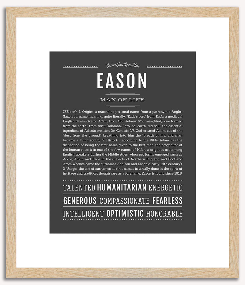 Eason | Name Art Print