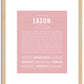 Eason | Name Art Print