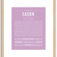 Eason | Name Art Print