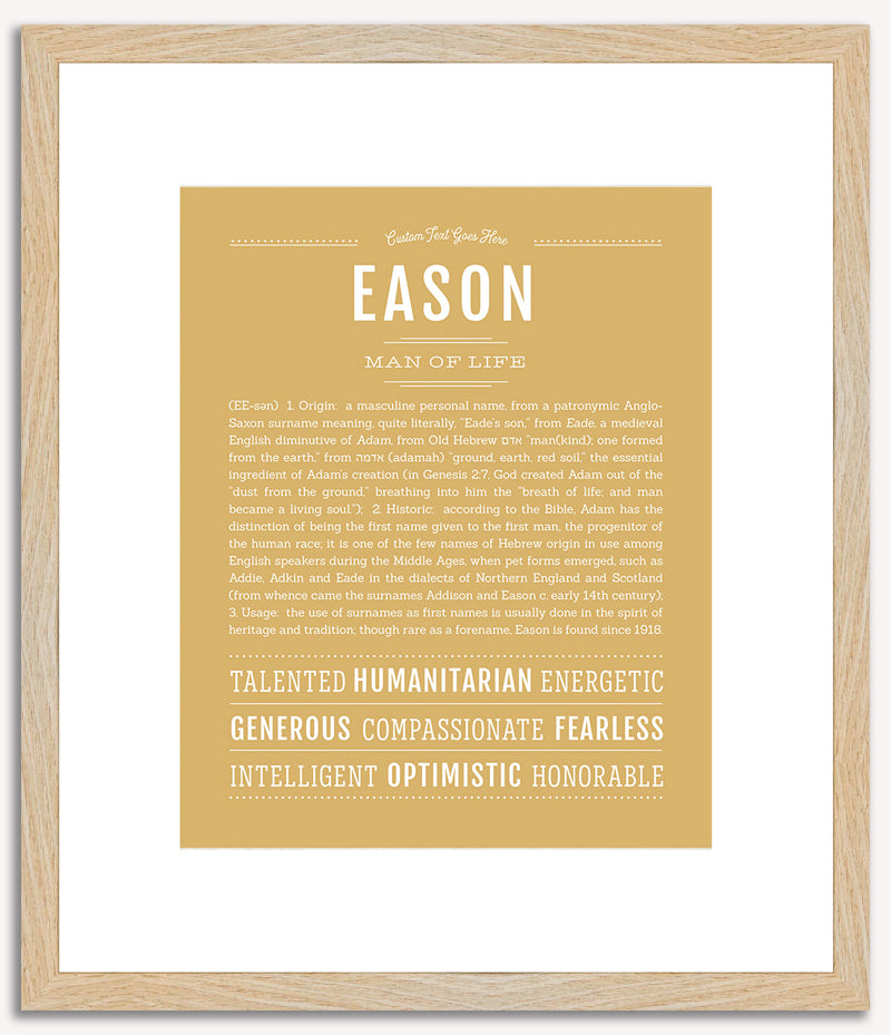 Eason | Name Art Print