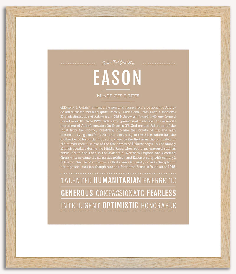 Eason | Name Art Print