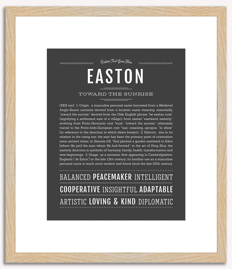 Easton | Name Art Print