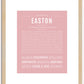 Easton | Name Art Print