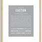 Easton | Name Art Print