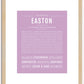 Easton | Name Art Print