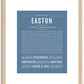 Easton | Name Art Print