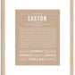 Easton | Name Art Print