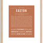 Easton | Name Art Print