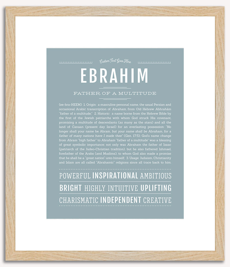 Ebrahim | Name Art Print