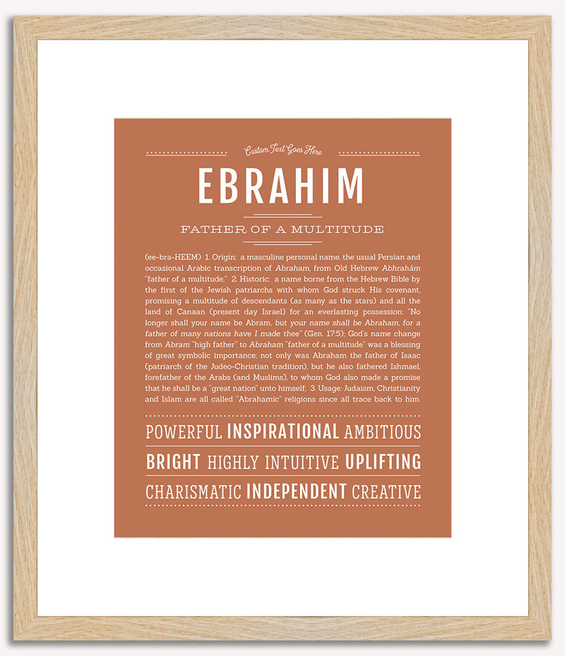 Ebrahim | Name Art Print