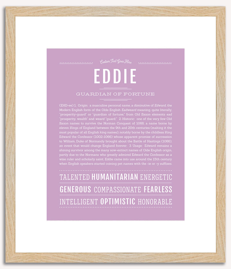 Eddie | Name Art Print