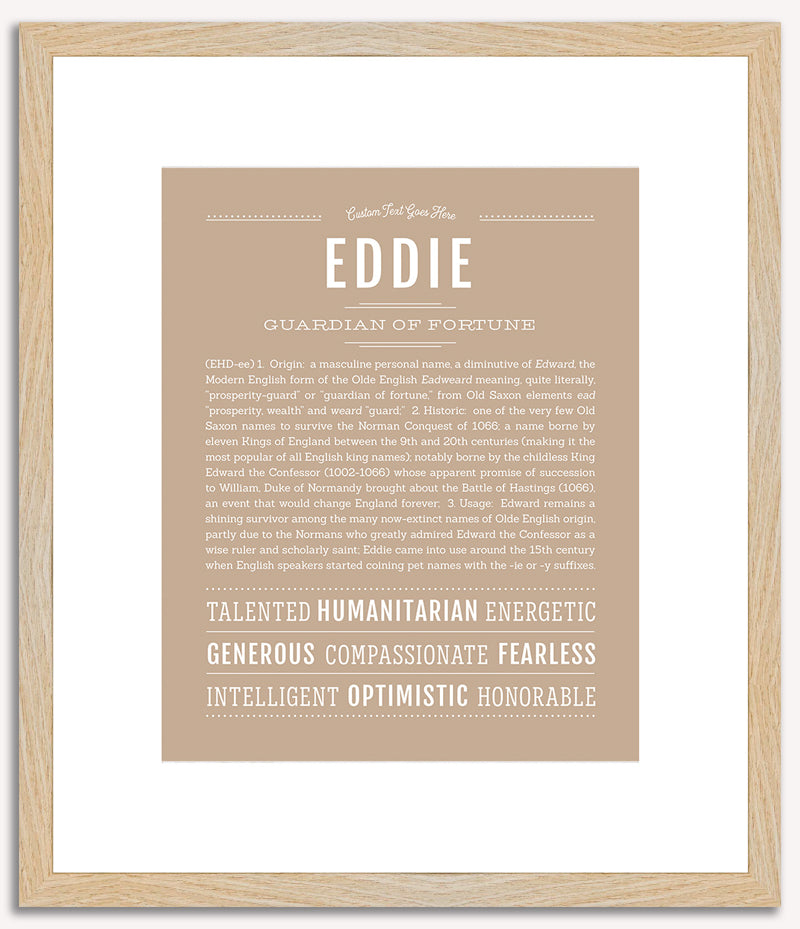 Eddie | Name Art Print