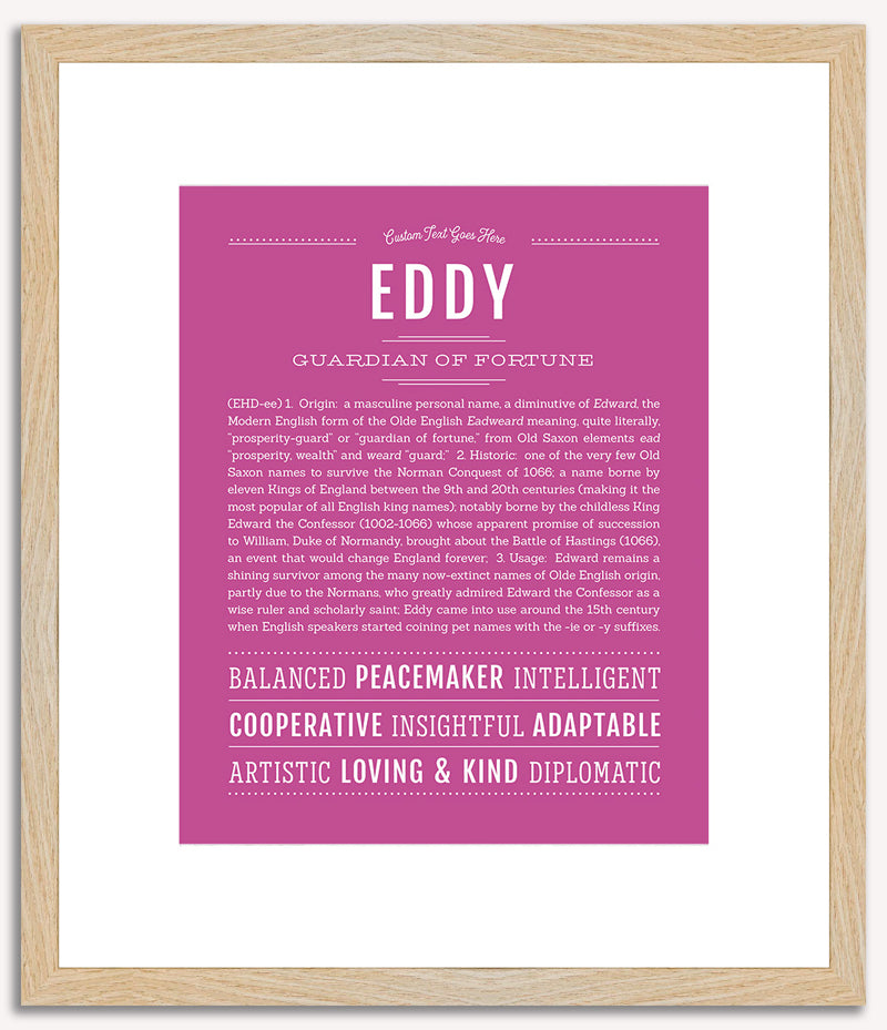 Eddy | Name Art Print